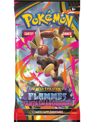 Display Pokémon ME02: 36 boosters méga évolution flammes fantasmagoriques