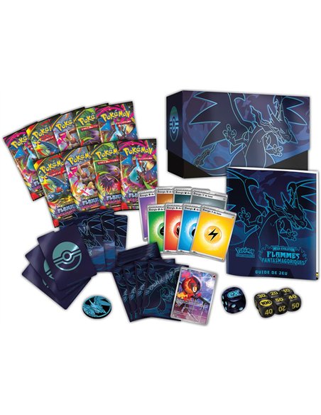 Pokémon ME02 : coffret Dresseur d'Elite méga évoilution flammes fantasmagoriques