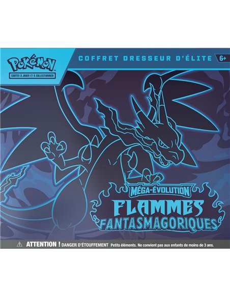 Pokémon ME02 : coffret Dresseur d'Elite méga évoilution flammes fantasmagoriques
