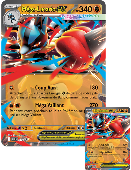 Pokémon : Coffret premium Figurine Mega Lucario EX