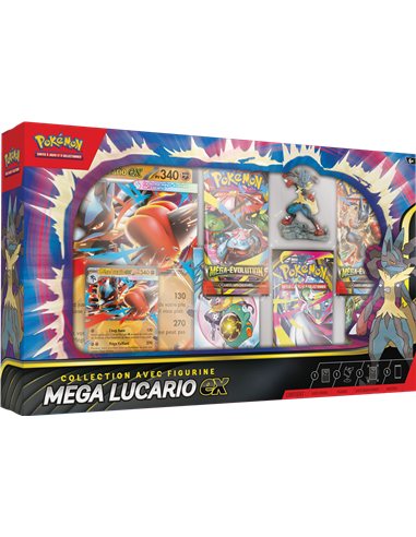 Pokémon : Coffret premium Figurine Mega Lucario EX