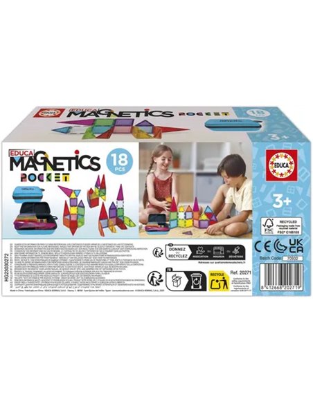 EDUCA MAGNETICS POCKET 18pcs