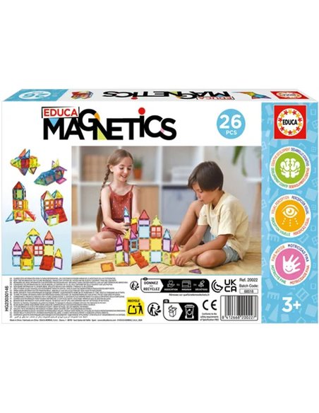 EDUCA MAGNETICS 26 PCS
