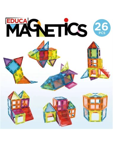 EDUCA MAGNETICS 26 PCS