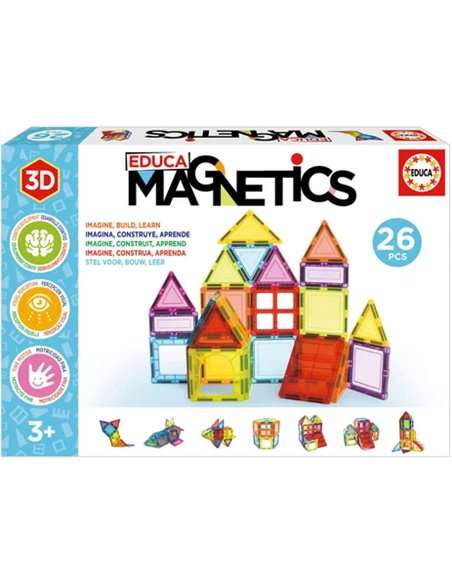 EDUCA MAGNETICS 26 PCS