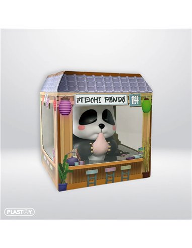 PLASTOY FIGURINE MOGU PETS - MOCHI PANDA