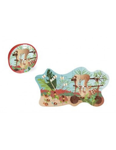 Contour puzzle paresseux