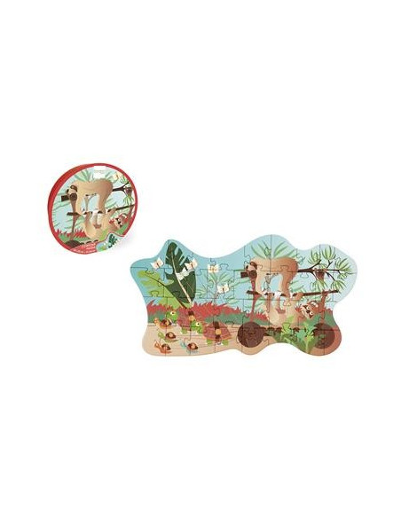 Contour puzzle paresseux