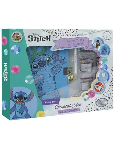 CRYSTAL ART Journal intime Stitch Aloha