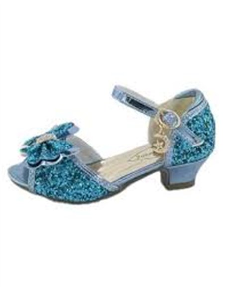 Mules à Noeuds et Paillette Bleues - Labay