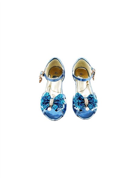 Mules à Noeuds et Paillette Bleues - Labay