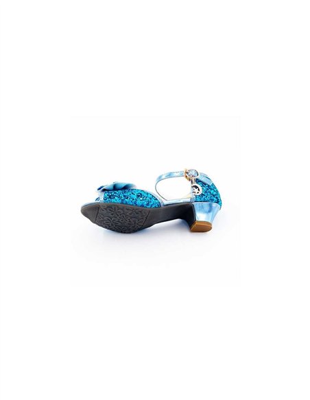 Mules à Noeuds et Paillette Bleues - Labay