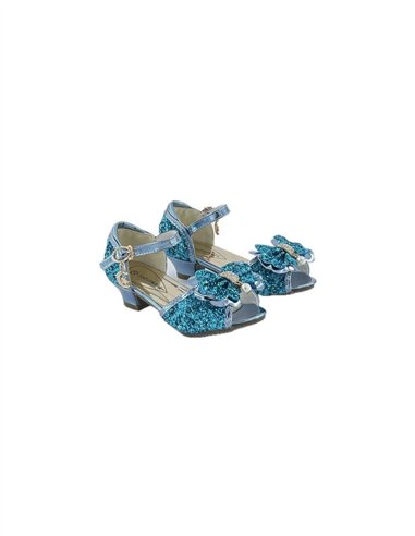 Mules à Noeuds et Paillette Bleues - Labay