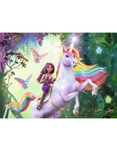 Puzzle Ecole licornes 100pc XXL
