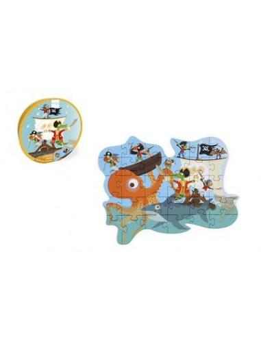 Contour puzzle pirates