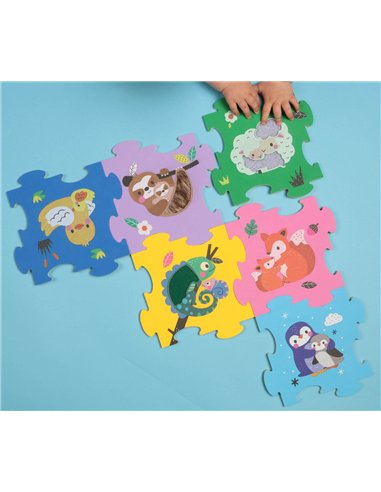 PUZZLE EN MOUSSE A TOUCHER - Auzou
