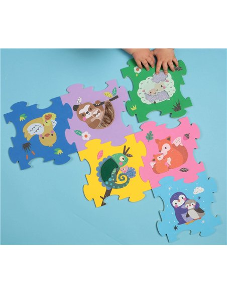 PUZZLE EN MOUSSE A TOUCHER - Auzou