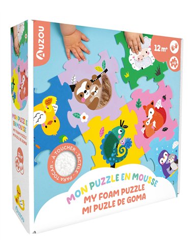 PUZZLE EN MOUSSE A TOUCHER - Auzou