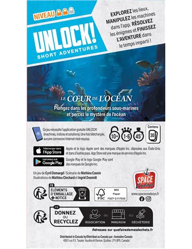 Unlock! Short adventures 12- Le coeur de l'océan