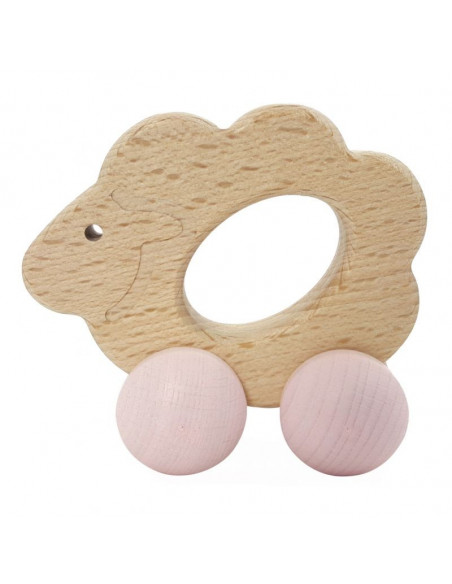 Mon Petit Mouton à Roulette 8,5 Cm - Fabriqué en Allemagne -