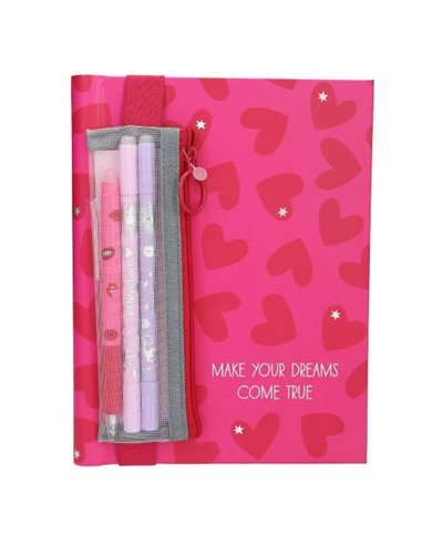 PENfection Carnet avec jeu de stylos Coeur