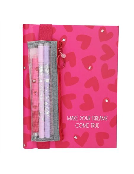 PENfection Carnet avec jeu de stylos Coeur