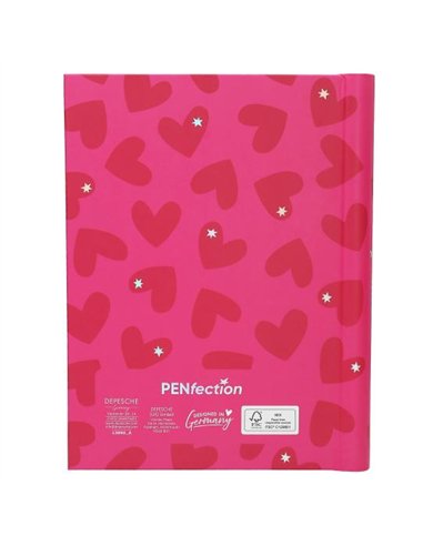 PENfection Carnet avec jeu de stylos Coeur