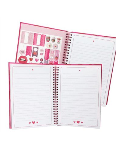 PENfection Carnet avec jeu de stylos Coeur