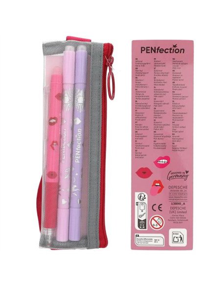 PENfection Carnet avec jeu de stylos Coeur