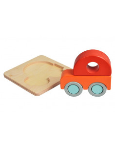 Puzzle en Bois 3D Voiture - Assembler & Empiler - 12M+ Jouet 2