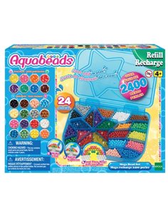 Aquabeads - la mega recharge - 2400 perles