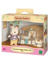 FRERE LAPIN ET TOILETTES - SYLVANIAN MEUBLES ET ACCESSOIRES