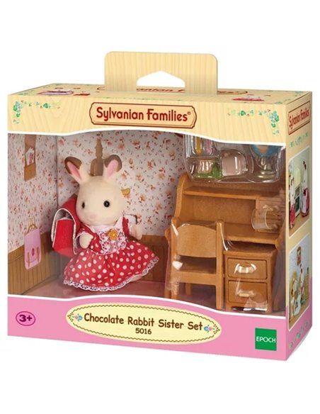 BUREAU FILLETTE LAPIN - SYLVANIAN MEUBLES ET ACCESSOIRES