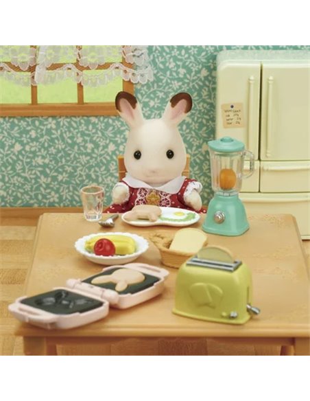 LE SET PETIT DEJEUNER - SYLVANIAN MEUBLES ET ACCESSOIRES