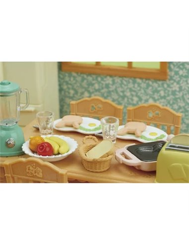 LE SET PETIT DEJEUNER - SYLVANIAN MEUBLES ET ACCESSOIRES