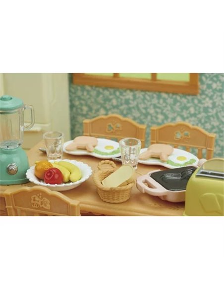 LE SET PETIT DEJEUNER - SYLVANIAN MEUBLES ET ACCESSOIRES