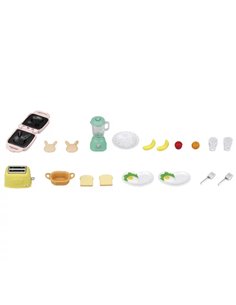LE SET PETIT DEJEUNER - SYLVANIAN MEUBLES ET ACCESSOIRES 2