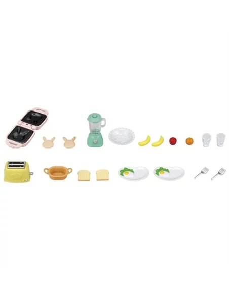 LE SET PETIT DEJEUNER - SYLVANIAN MEUBLES ET ACCESSOIRES