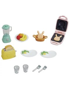 LE SET PETIT DEJEUNER - SYLVANIAN MEUBLES ET ACCESSOIRES
