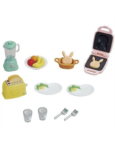 LE SET PETIT DEJEUNER - SYLVANIAN MEUBLES ET ACCESSOIRES