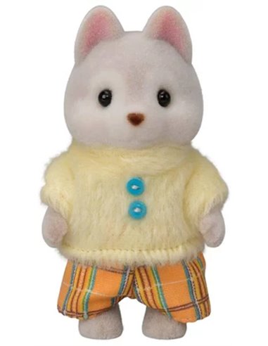 LES FRERES ET SŒURS HUSKY ET LEUR TANDEM - SYLVANIAN FAMILLES