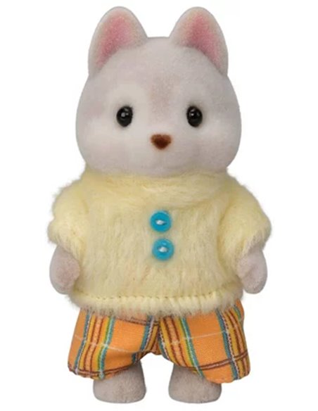 LES FRERES ET SŒURS HUSKY ET LEUR TANDEM - SYLVANIAN FAMILLES