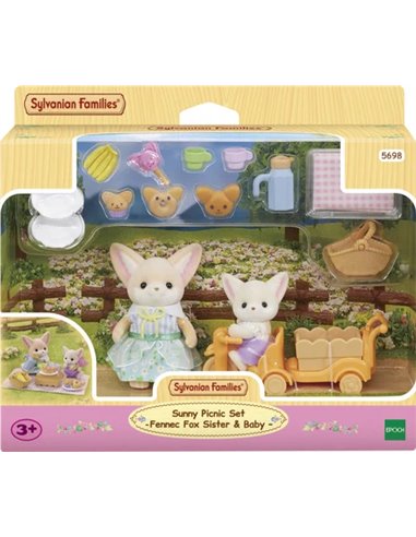 LE SET DE PIQUE-NIQUE DES FRERES ET SŒURS FENNEC -SYLVANIAN FAMILLES