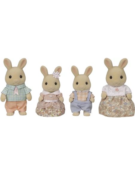 LA FAMILLE LAPIN CREME - SYLVANIAN FAMILLES