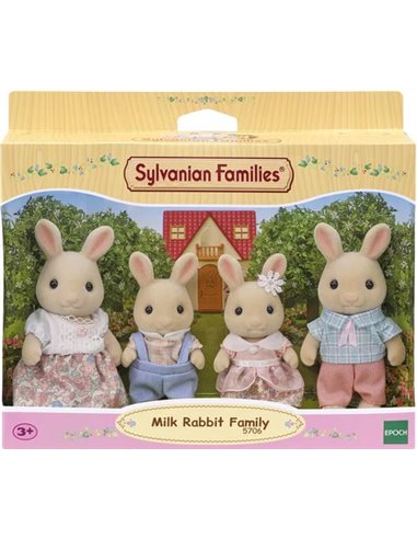 LA FAMILLE LAPIN CREME - SYLVANIAN FAMILLES