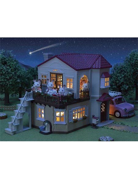 LA GRANDE MAISON ECLAIREE ET SA PIECE SECRETE - SYLVANIAN MAISON