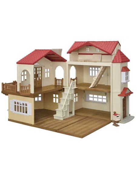 LA GRANDE MAISON ECLAIREE ET SA PIECE SECRETE - SYLVANIAN MAISON