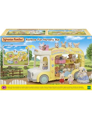 LE BUS ET SA COUR DE RECREATION - SYLVANIAN ECOLE