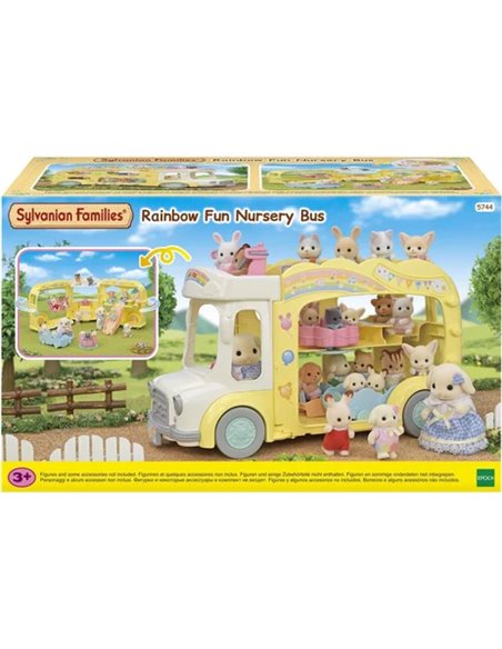 LE BUS ET SA COUR DE RECREATION - SYLVANIAN ECOLE