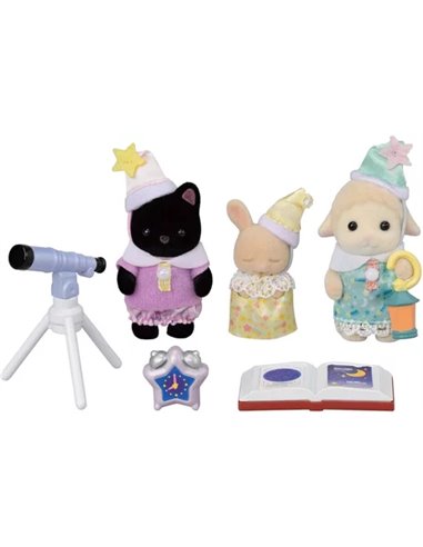 LE TRIO DES BEBES PYJAMA PARTY - SYLVANIAN TOUS POUR BEBES